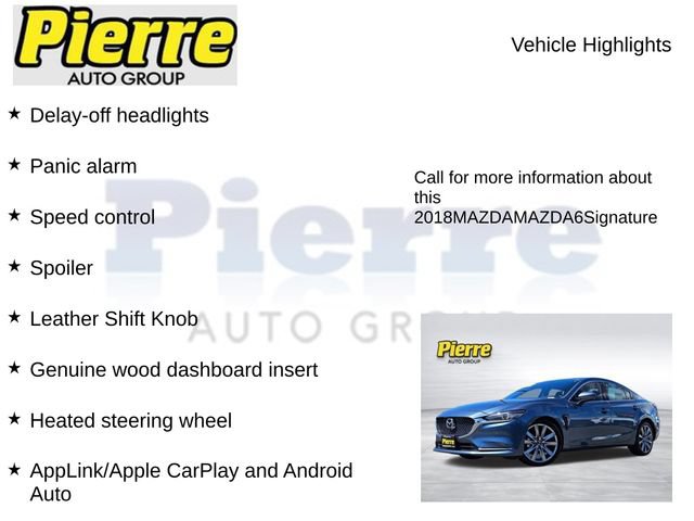 Used 2018 MAZDA MAZDA6 Signature FWD image 22