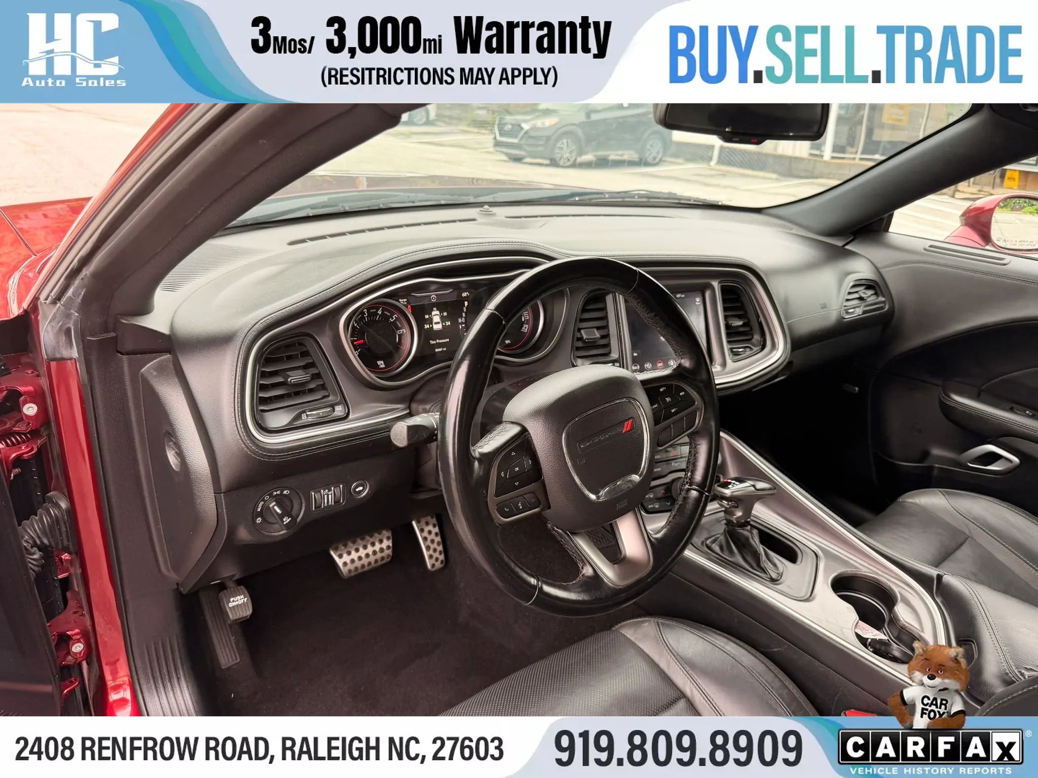 Used 2020 Dodge Challenger SXT w/ Plus Package RWD image 13