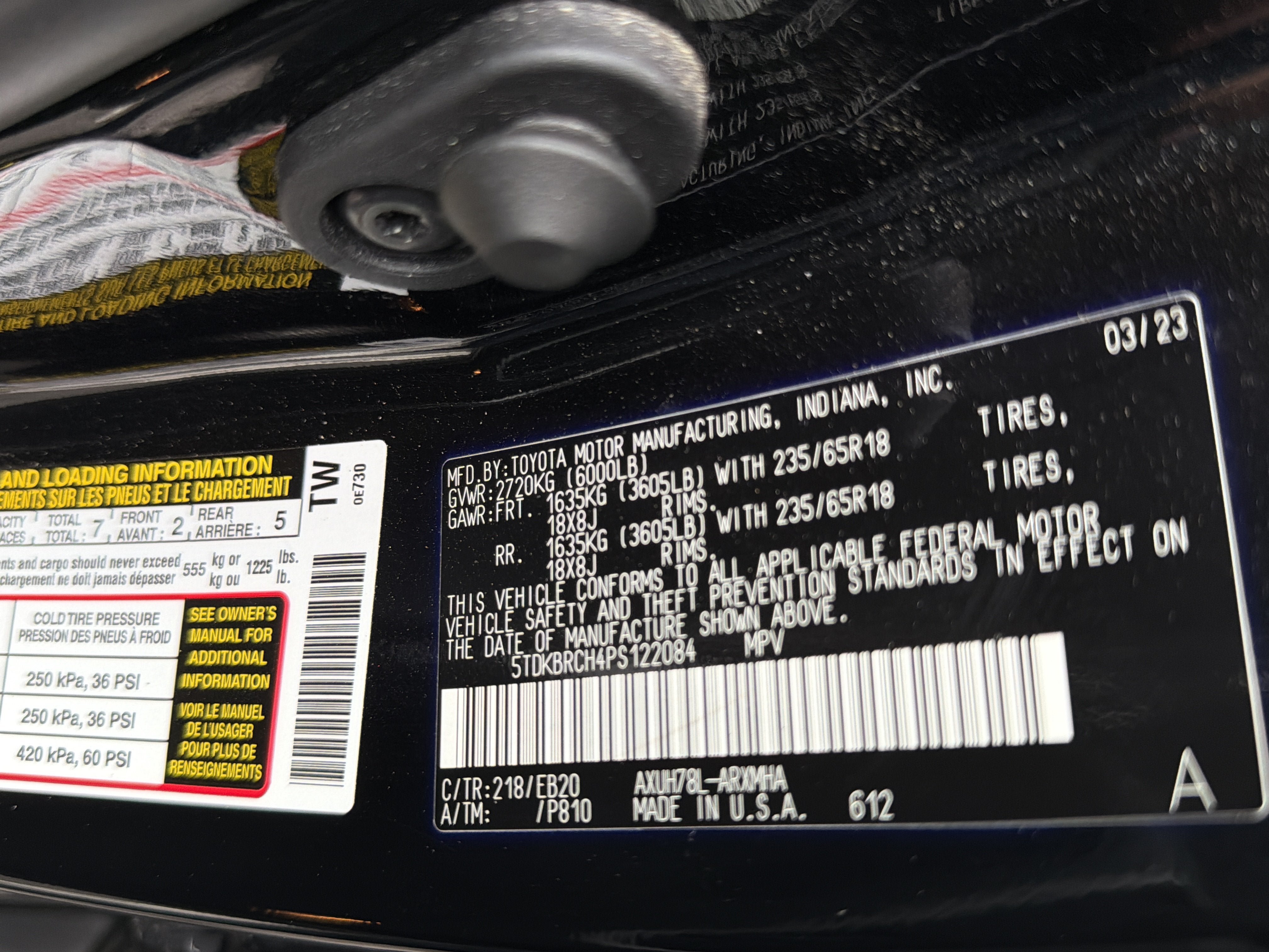 Used 2023 Toyota Highlander XLE AWD/4WD image 26