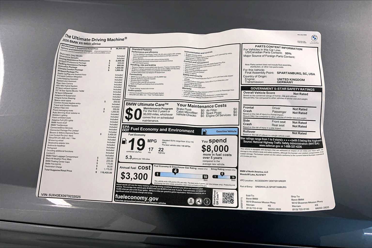 New 2026 BMW X6 M60i image 22
