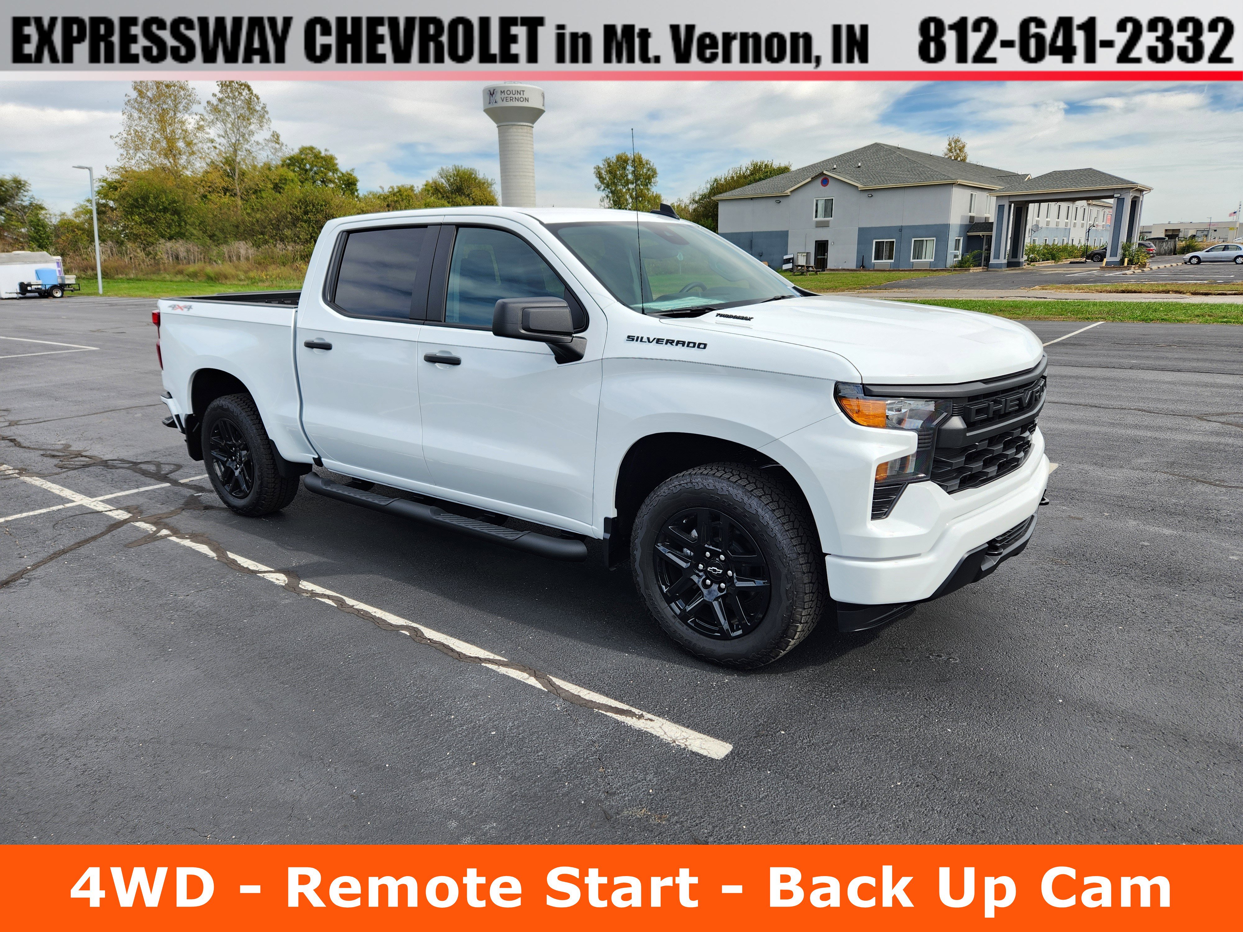 New 2026 Chevrolet Silverado 1500 Custom w/ Turbomax Blackout Package