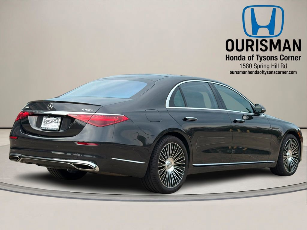Used 2022 Mercedes-Benz S 580 4MATIC Sedan w/ Rear Seat Package image 2