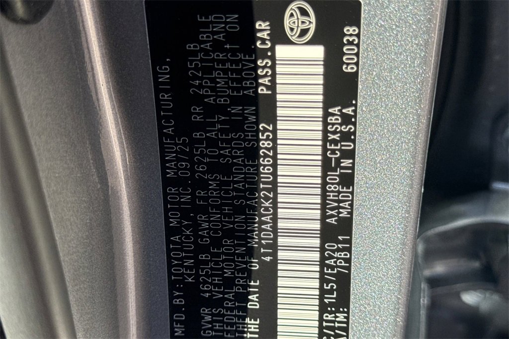 New 2026 Toyota Camry SE image 33