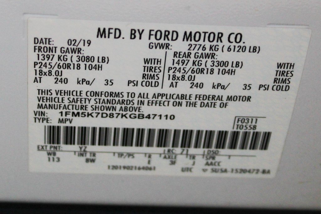 Used 2019 Ford Explorer XLT w/ Equipment Group 201A image 46