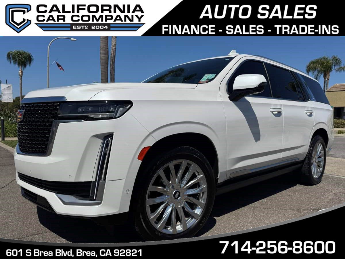 Used 2021 Cadillac Escalade Premium Luxury w/ Driver Assist Tech Package AWD/4WD image 1