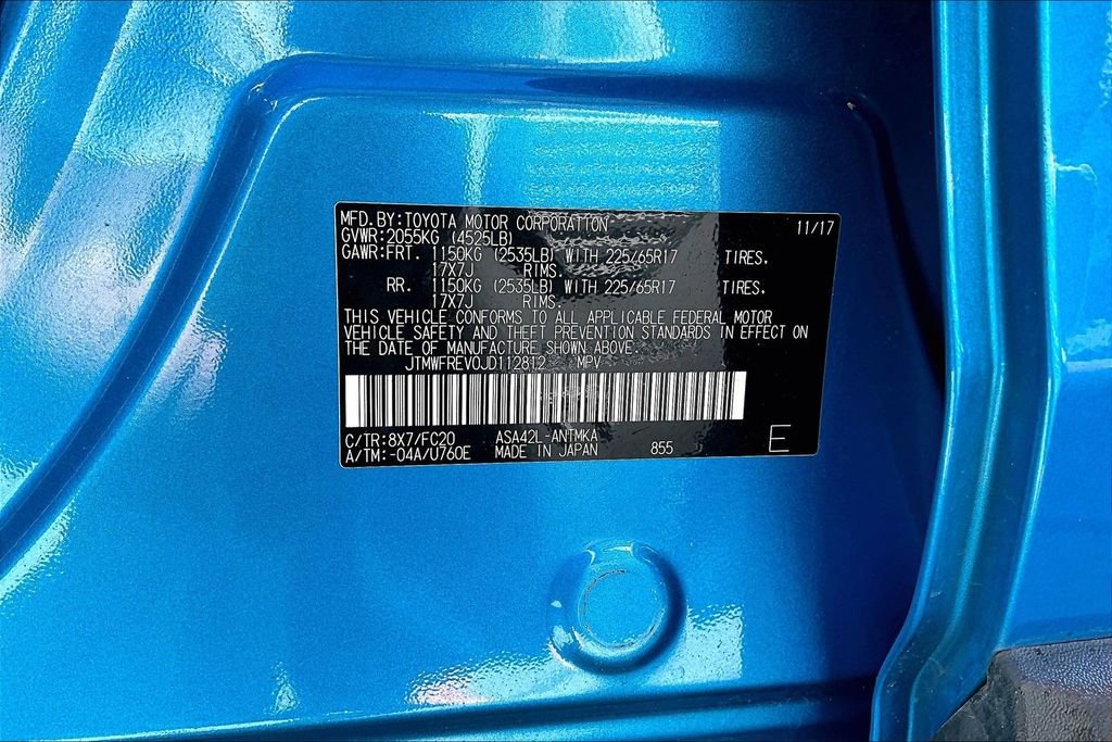 Certified 2018 Toyota RAV4 XLE FWD image 18