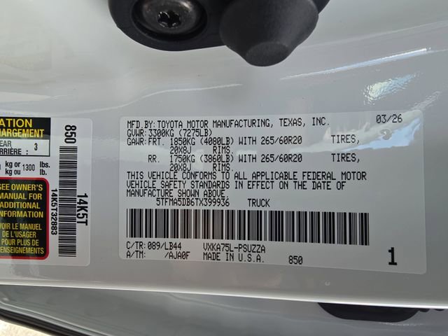 New 2026 Toyota Tundra 1794 Edition image 35