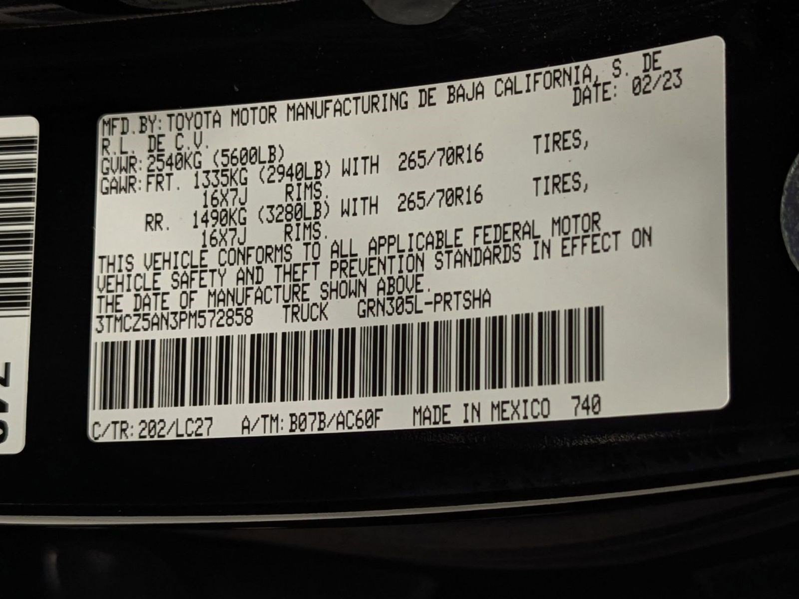 Used 2023 Toyota Tacoma TRD Off-Road image 18