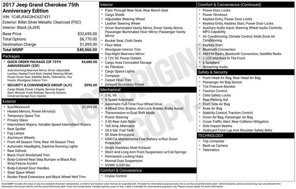 Used 2017 Jeep Grand Cherokee Laredo image 11