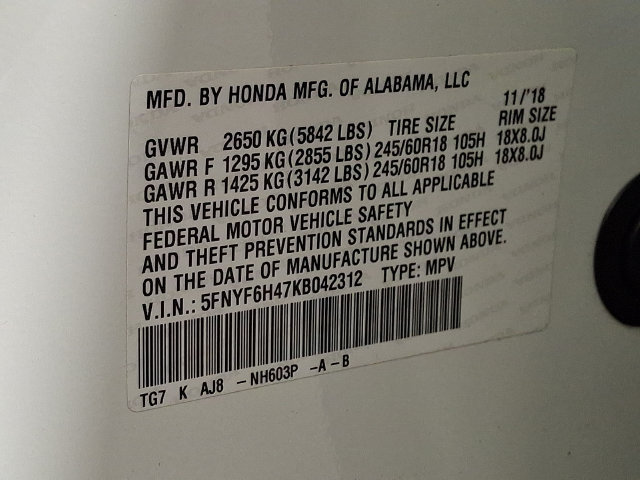 Used 2019 Honda Pilot EX-L image 28