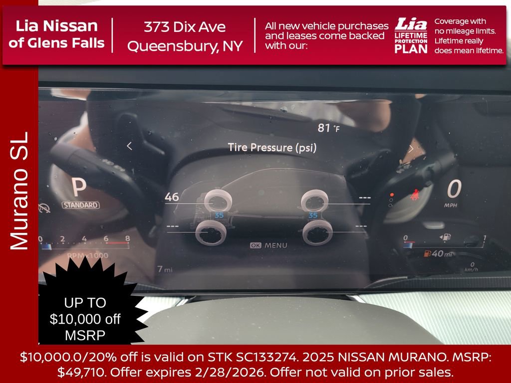 New 2025 Nissan Murano SL w/ Cargo Package image 18