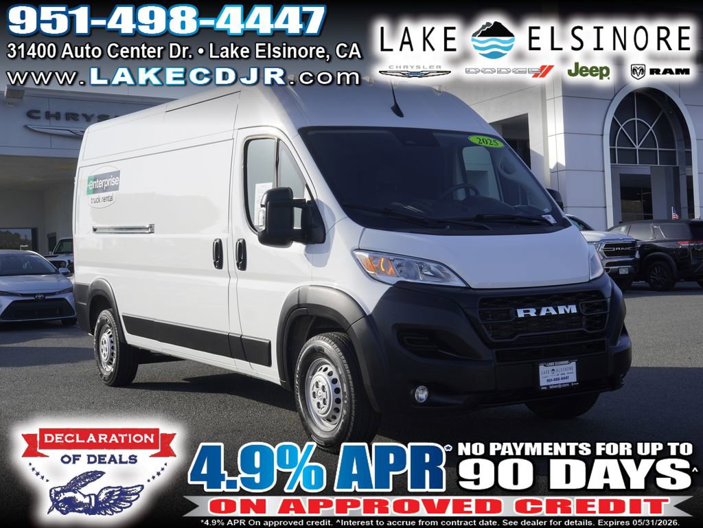 Used 2025 RAM ProMaster 2500 w/ Convenience Group FWD 360° Tour