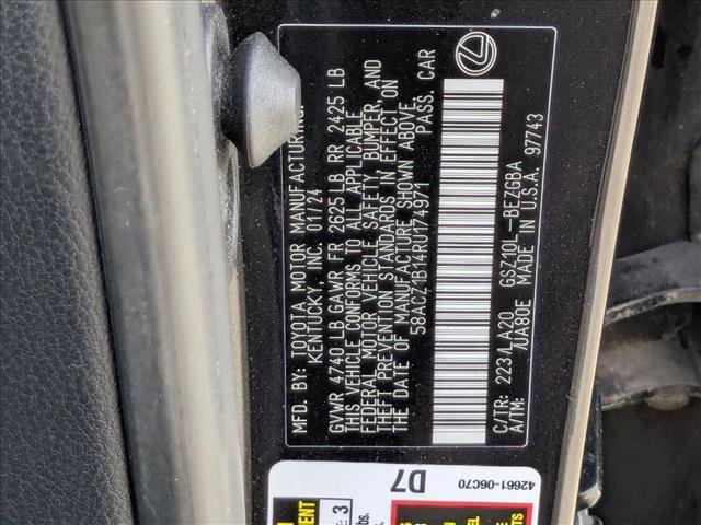 Used 2024 Lexus ES 350 w/ Accessory Package (Z1) image 27