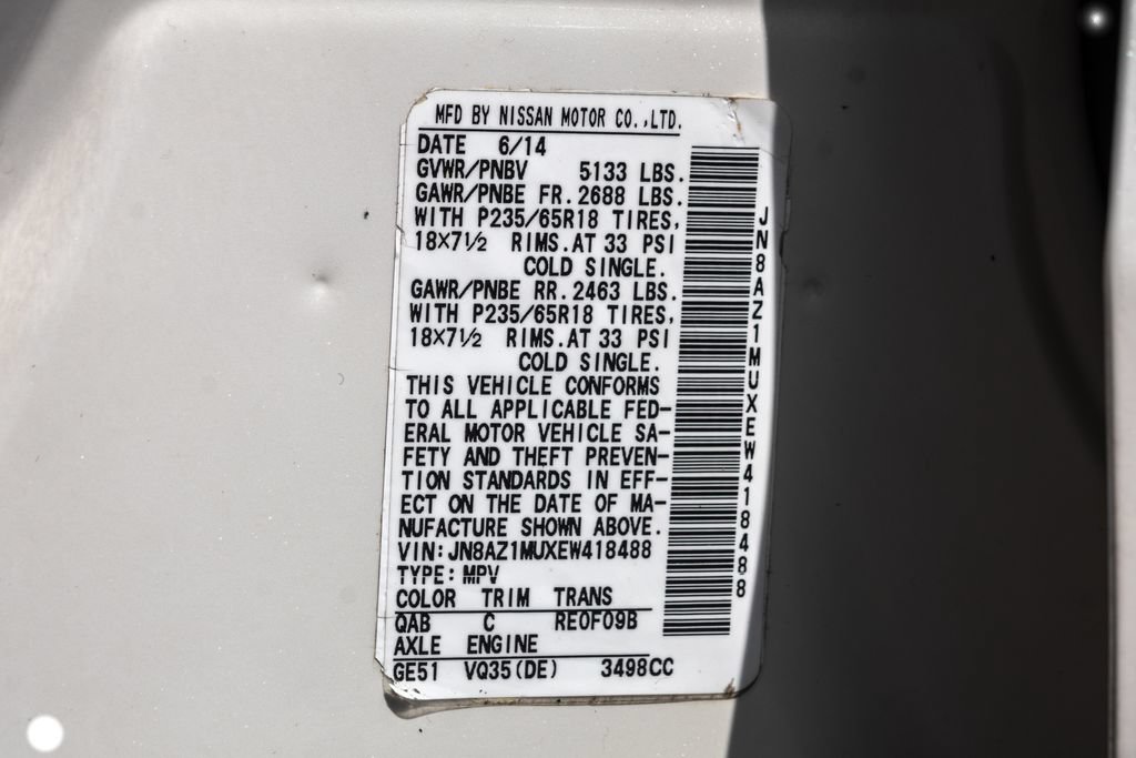 Used 2014 Nissan Murano SL FWD image 38