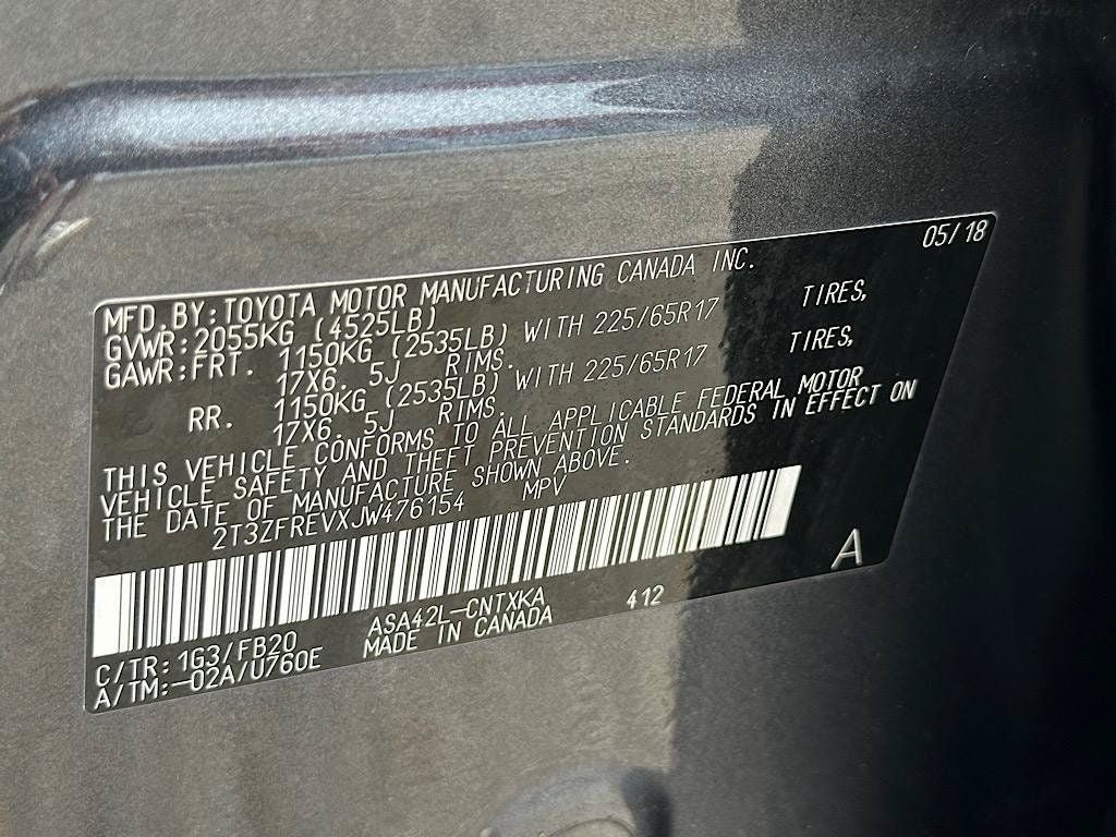 Certified 2018 Toyota RAV4 LE w/ All Weather Liner Package FWD image 26