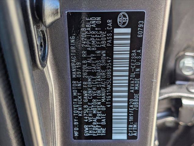 Certified 2020 Toyota Camry SE FWD image 23