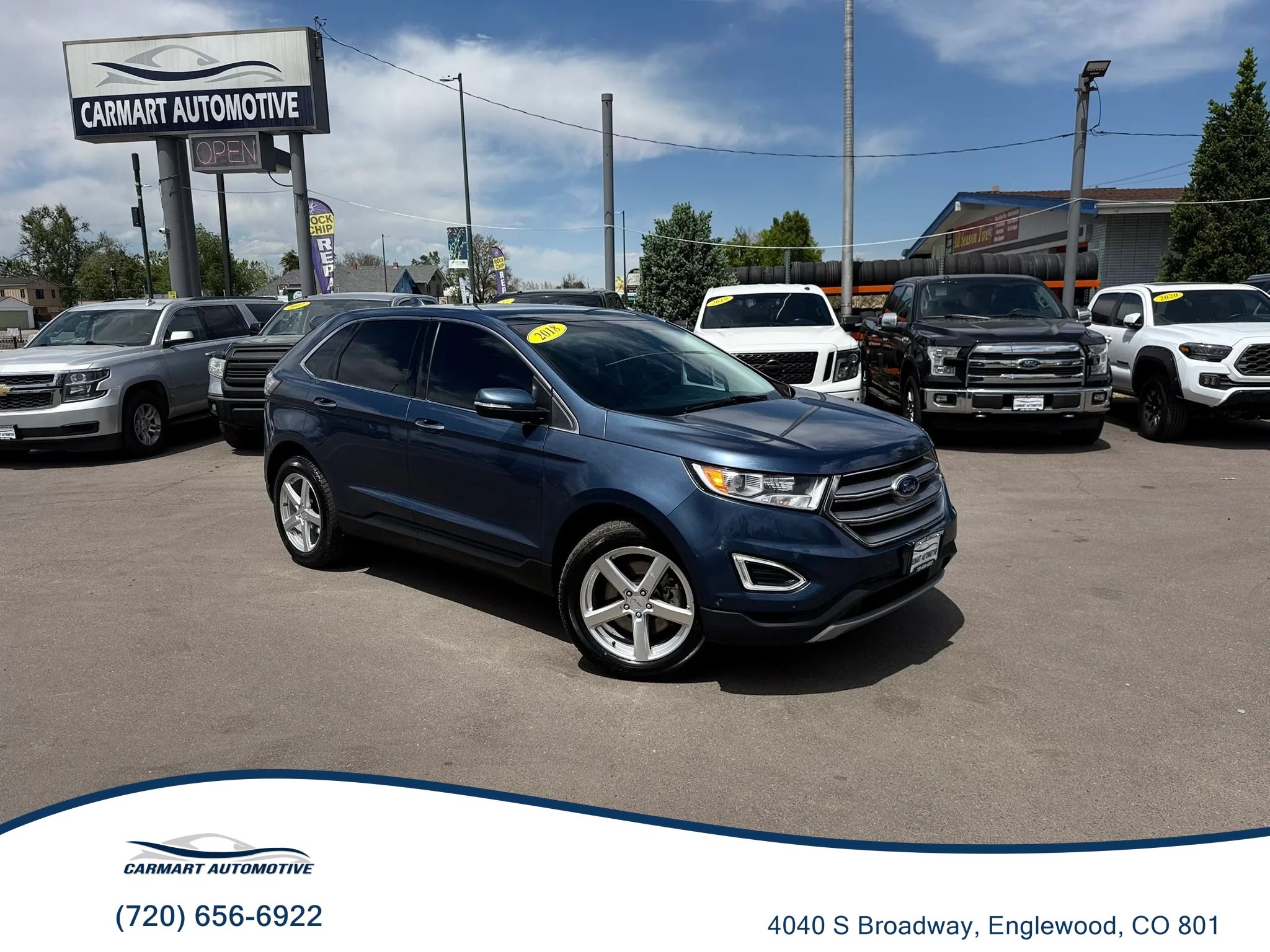 Used 2018 Ford Edge Titanium w/ Equipment Group 302A AWD/4WD image 1