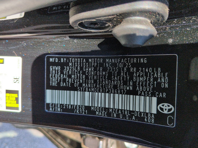 Certified 2026 Toyota Corolla LE FWD image 14