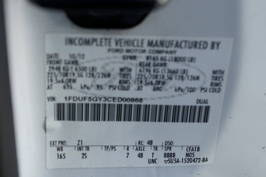 Used 2012 Ford F550 2WD Regular Cab Super Duty w/ PWR Equipment Group image 47