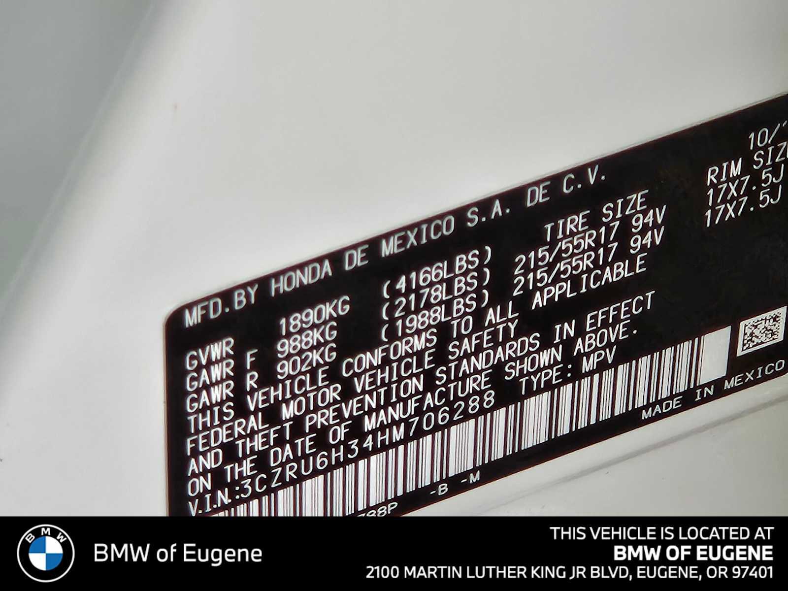 Used 2017 Honda HR-V LX image 26