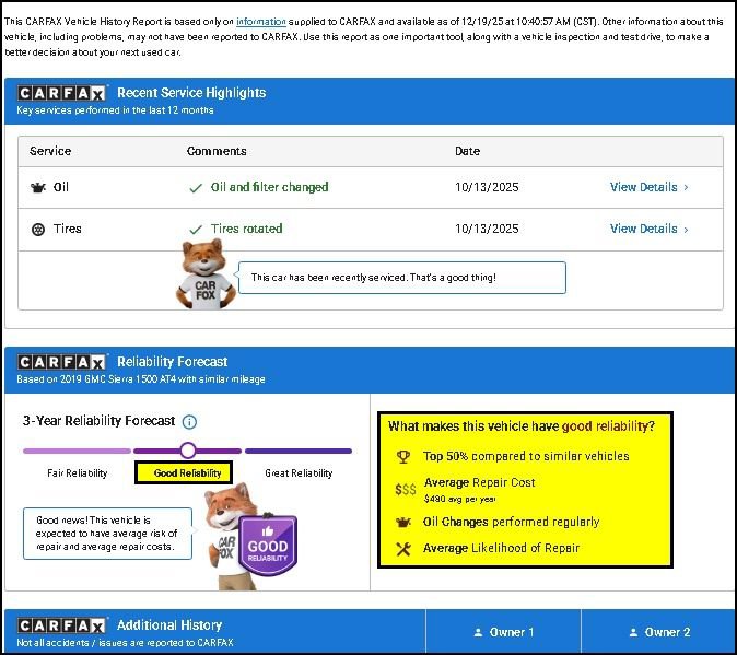 Used 2019 GMC Sierra 1500 AT4 w/ AT4 Premium Package image 10
