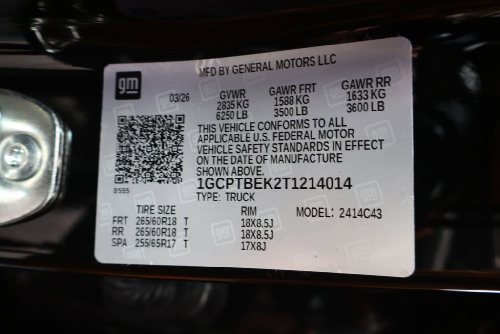 New 2026 Chevrolet Colorado W/T image 25