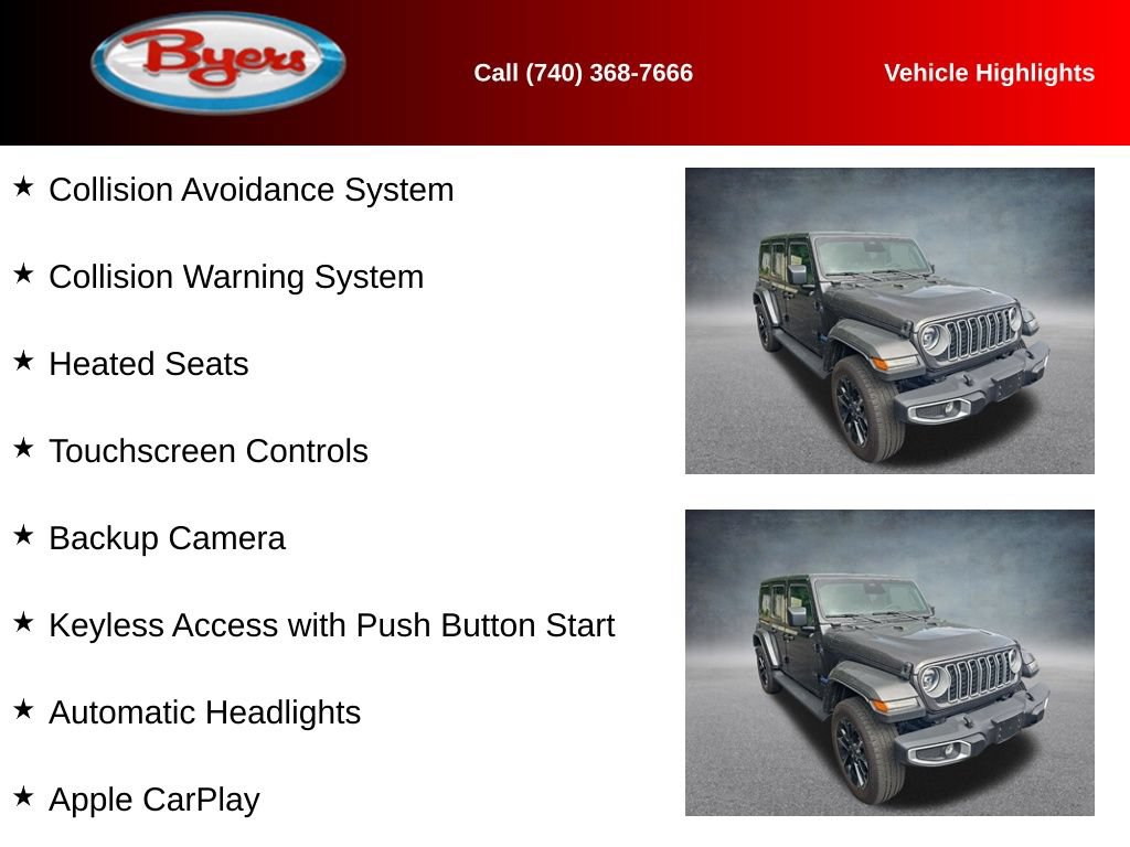 Used 2025 Jeep Wrangler Unlimited Sahara AWD/4WD image 11