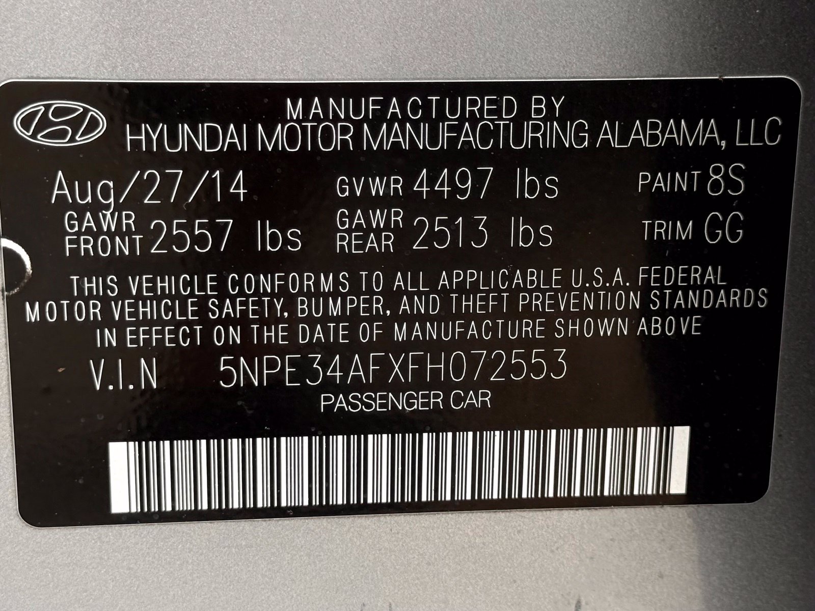 Used 2015 Hyundai Sonata Sport w/ Option Group 03 FWD image 44