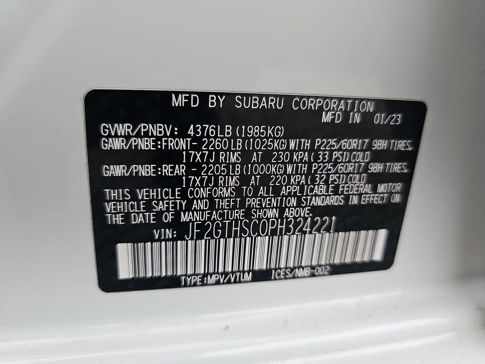 Used 2023 Subaru Crosstrek 2.5i Sport image 42