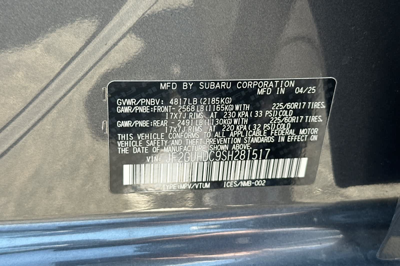 Used 2025 Subaru Crosstrek 2.5i Premium AWD/4WD image 32