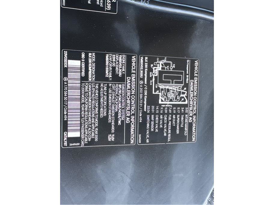 Used 2000 Mercedes-Benz SLK 230 image 15