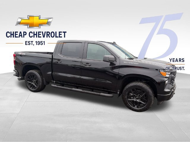 New 2026 Chevrolet Silverado 1500 Custom w/ Turbomax Blackout Package AWD/4WD image 7