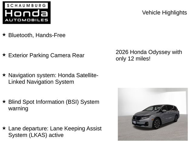 New 2026 Honda Odyssey Elite image 8