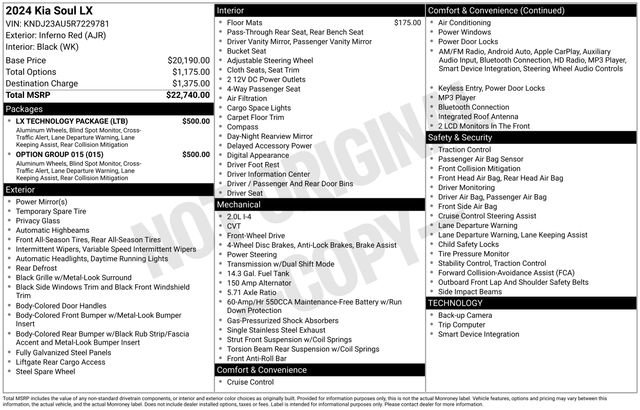 Used 2024 Kia Soul LX w/ Option Group 015 image 27