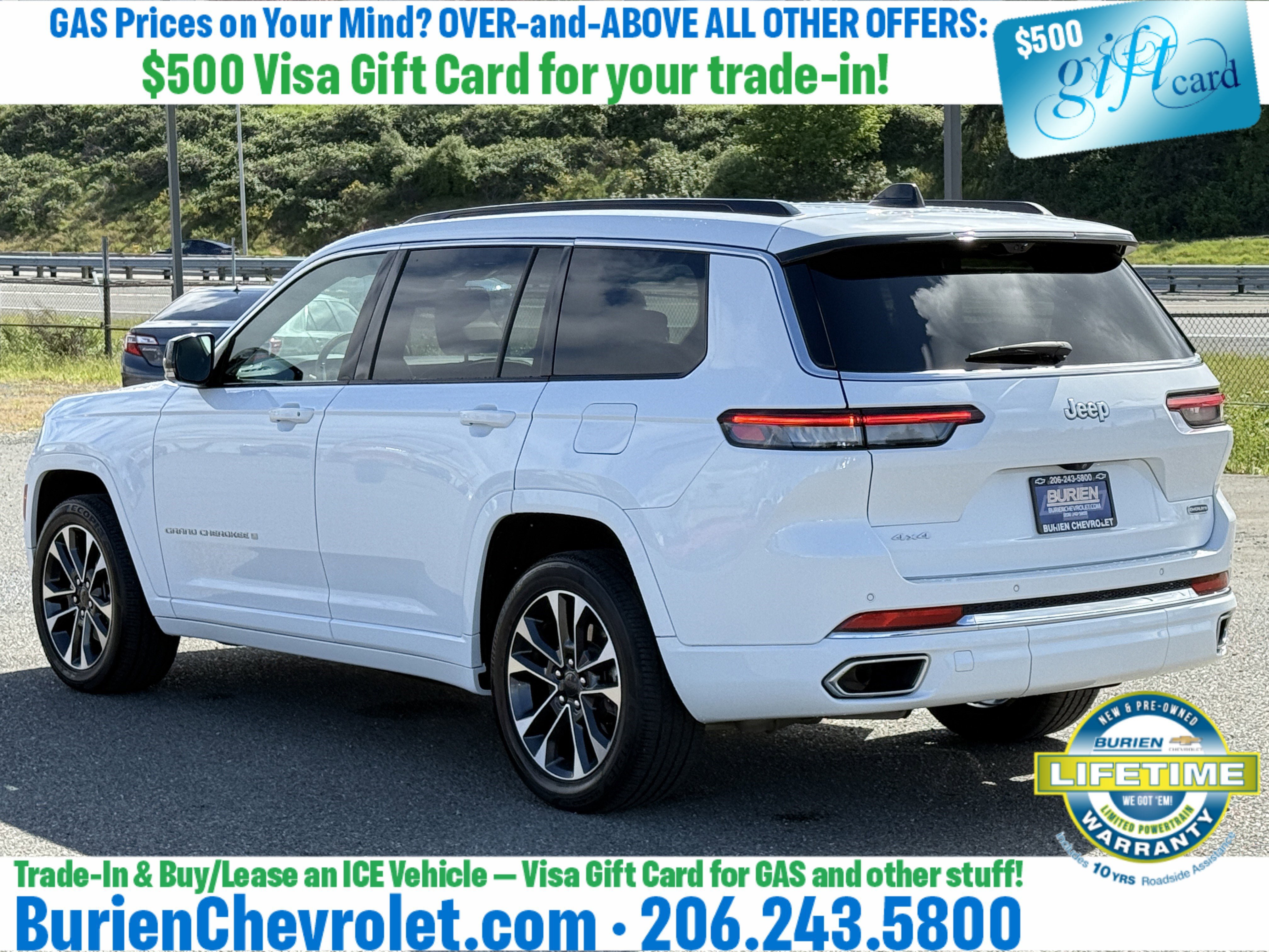 Used 2024 Jeep Grand Cherokee L Overland w/ Advanced Protech Group III AWD/4WD image 3