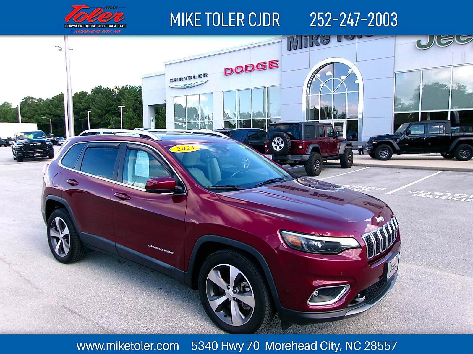Used 2021 Jeep Cherokee Limited w/ Elite Package