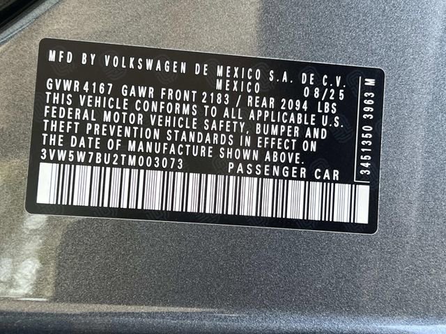 New 2026 Volkswagen Jetta S FWD image 23