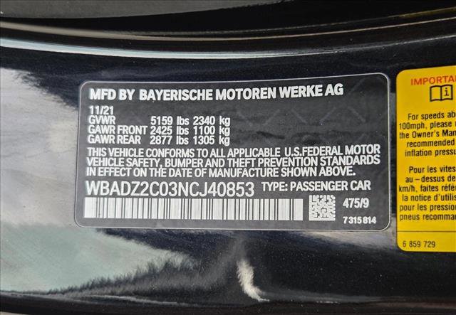 Used 2022 BMW 840i Convertible RWD image 22