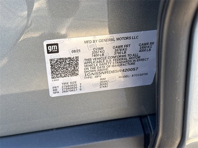 New 2025 Chevrolet Tahoe LT w/ Comfort Package image 29