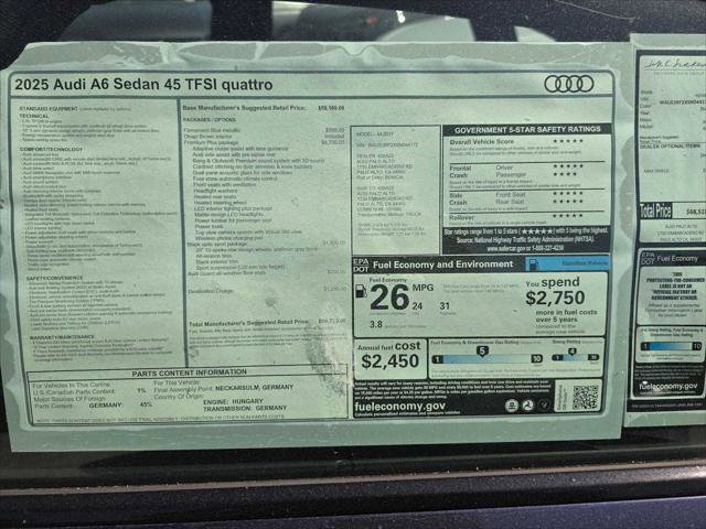 New 2025 Audi A6 Premium Plus image 19