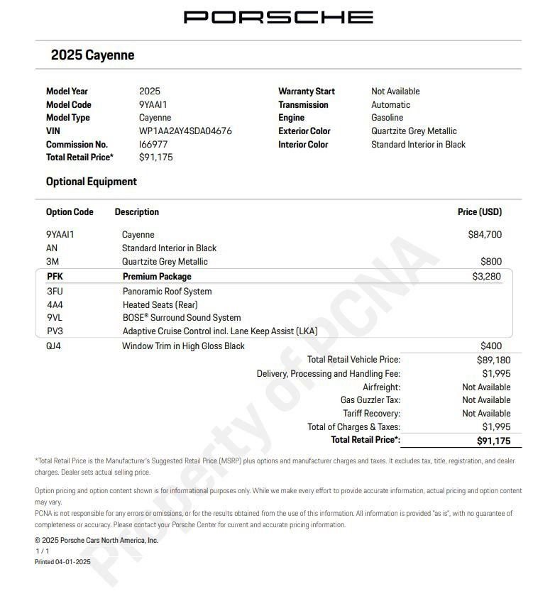 Certified 2025 Porsche Cayenne image 6