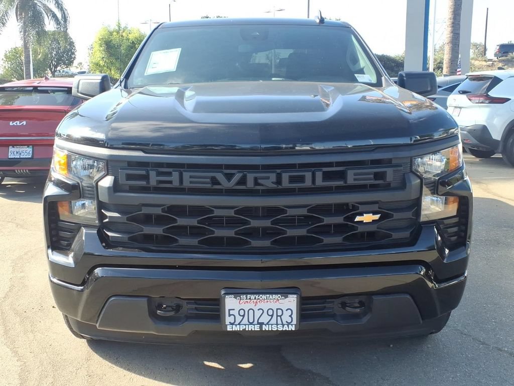 Used 2023 Chevrolet Silverado 1500 Custom w/ LPO, Dark Essentials Package RWD image 2