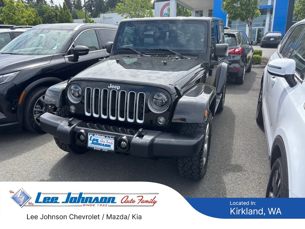 Used 2016 Jeep Wrangler Sahara w/ Dual Top Group AWD/4WD image 1