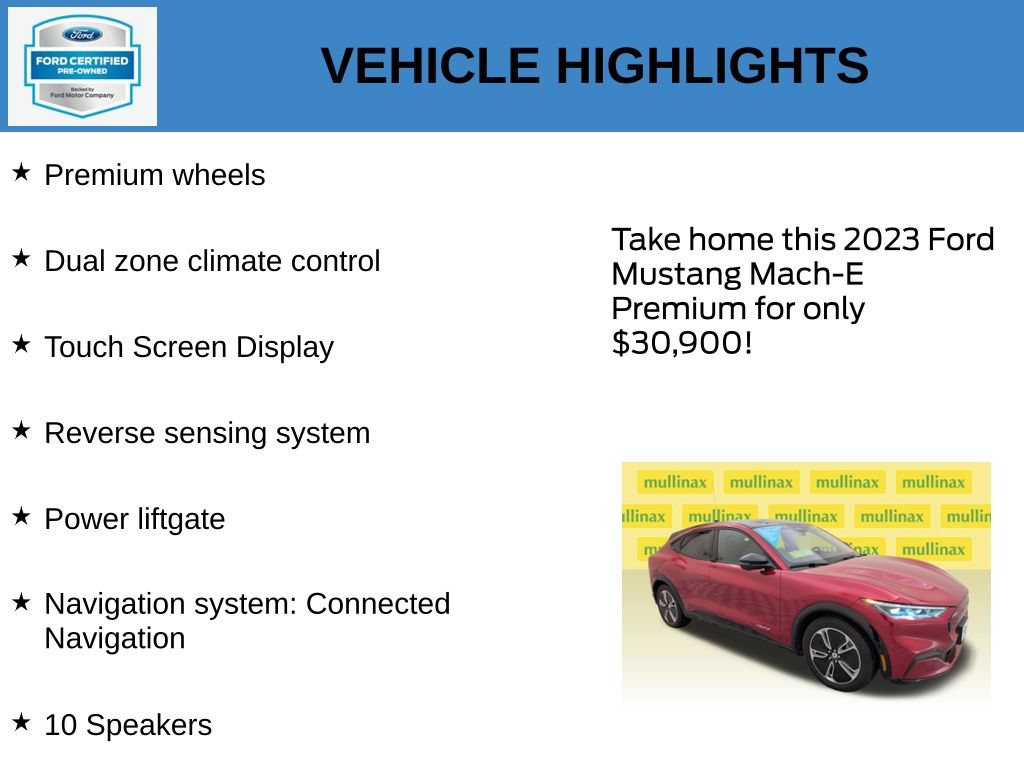Used 2023 Ford Mustang Mach-E Premium RWD image 21