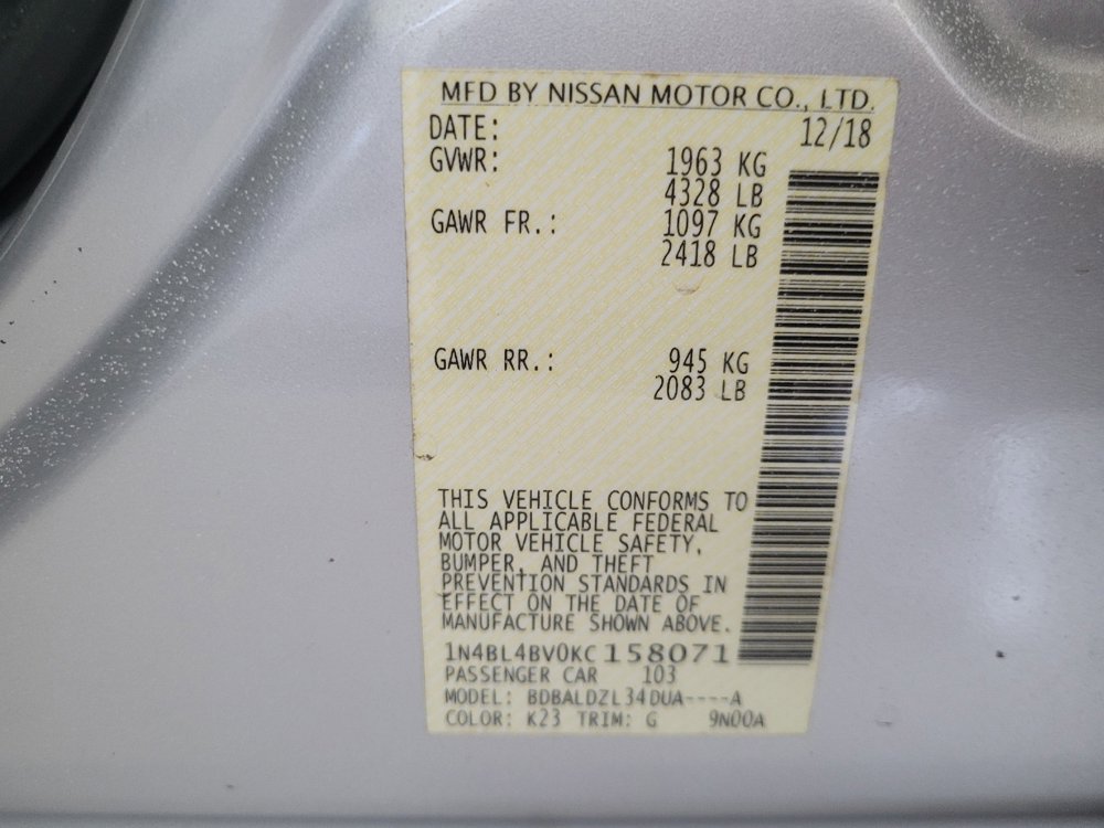 Used 2019 Nissan Altima 2.5 S image 33