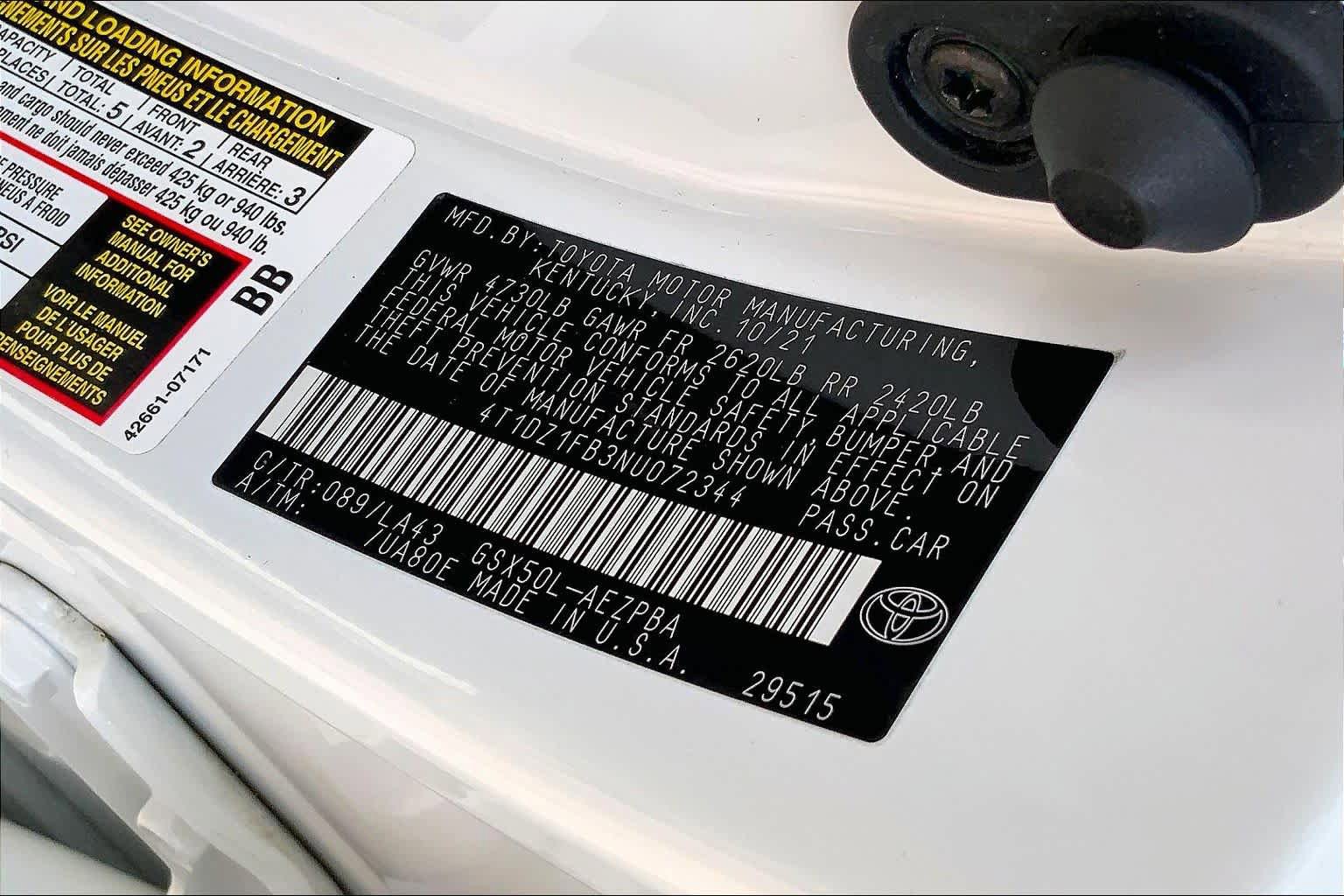 Used 2022 Toyota Avalon Limited w/ Advanced Safety Package FWD image 35