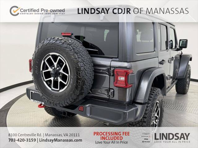 Certified 2025 Jeep Wrangler Unlimited Rubicon AWD/4WD image 10
