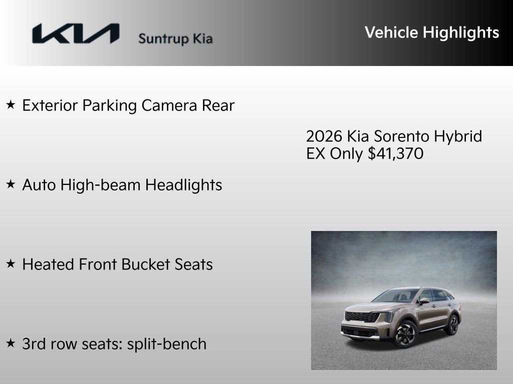 New 2026 Kia Sorento EX w/ EX Premium Package image 15