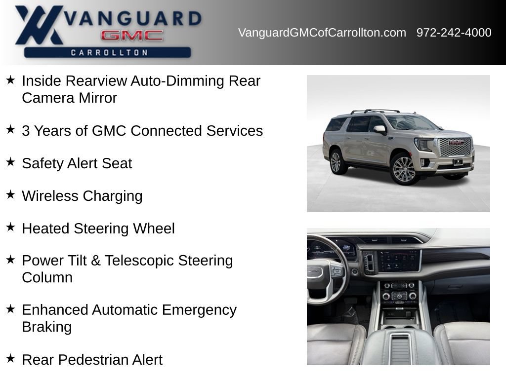 Used 2022 GMC Yukon XL Denali w/ Denali Premium Package AWD/4WD image 30