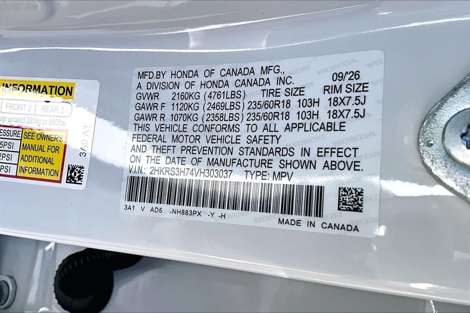 New 2027 Honda CR-V EX-L image 14